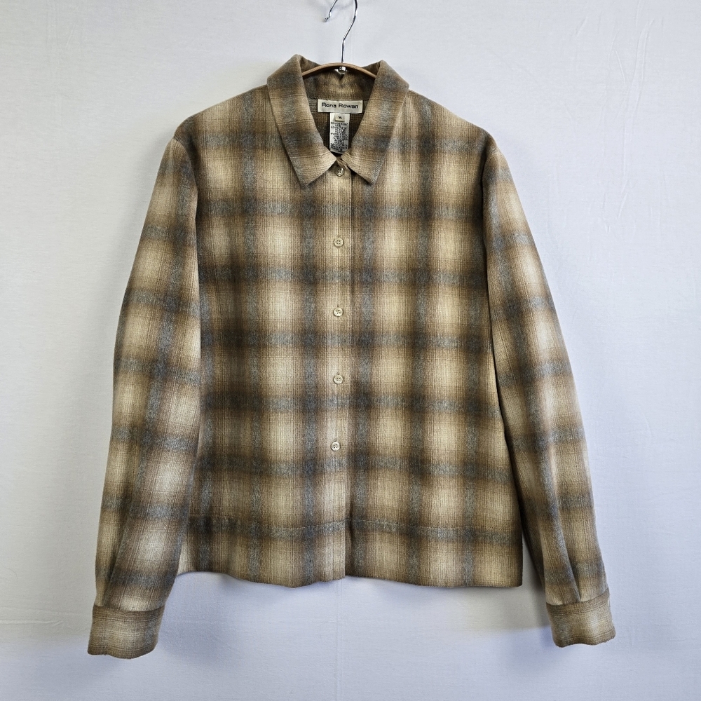 Vintage Wool Plaid Shacket - Picture 11 of 11